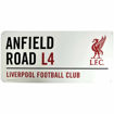 Picture of LIVERPOOL STREET SIGN ANFIELD ROAD WHITE